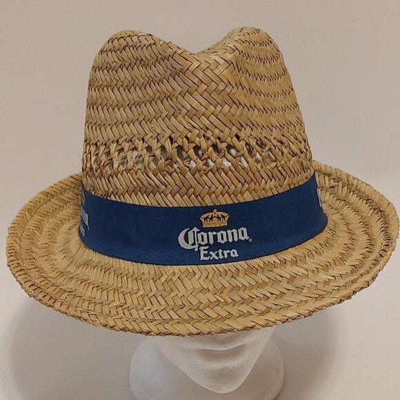 SUMMER Corona Extra Straw Hat One Size fits Most 100% Straw - Picture 1 of 7